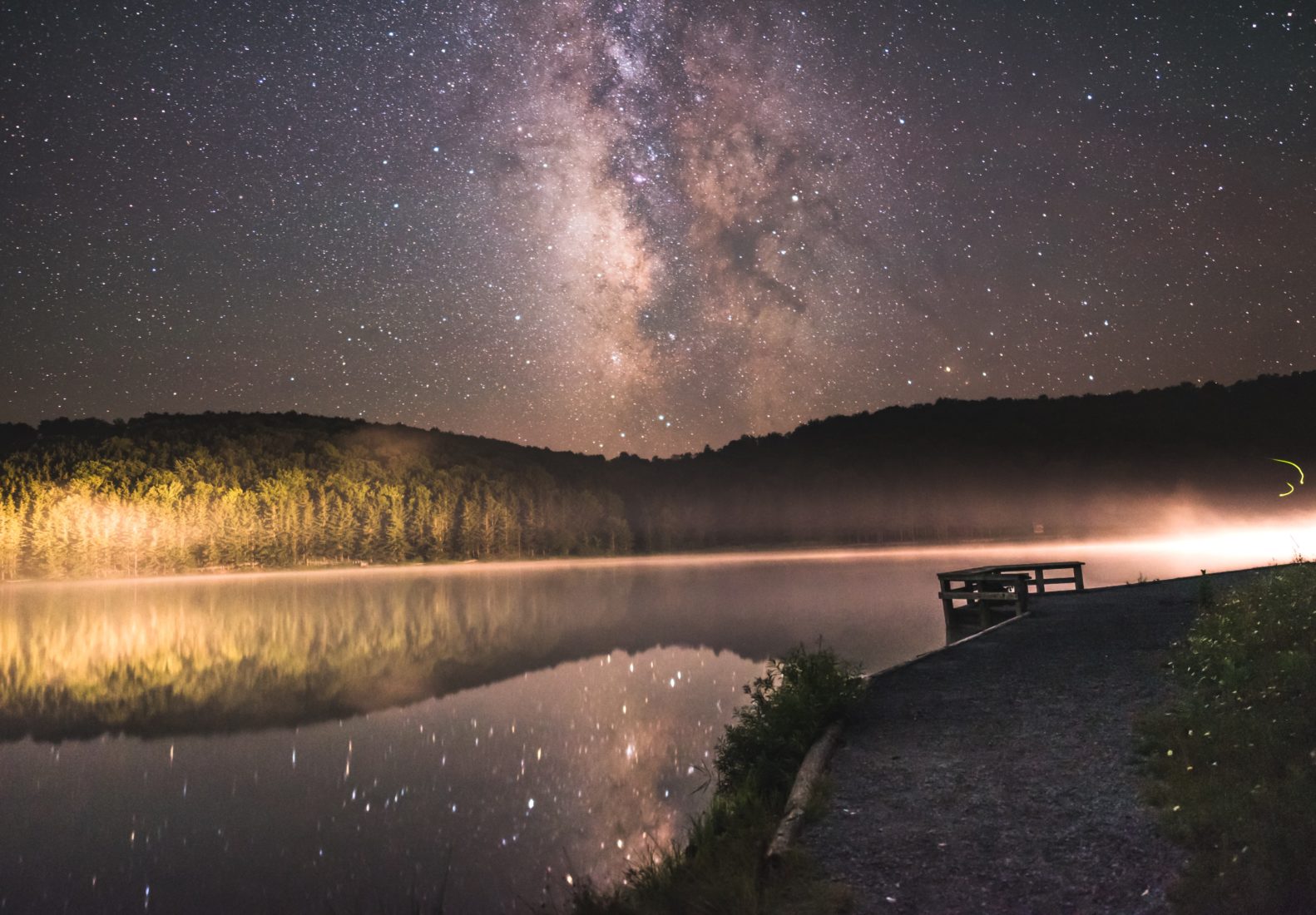 Milky Way Spruce Knob Lake